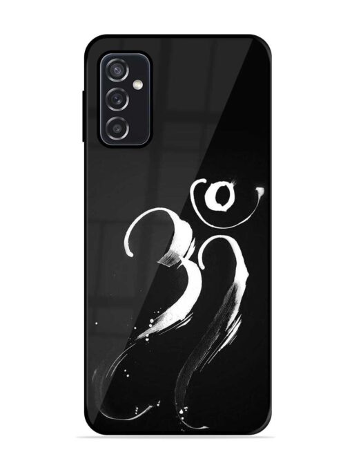 Om Logo Glossy Metal Phone Cover for Samsung Galaxy F23 (5G)