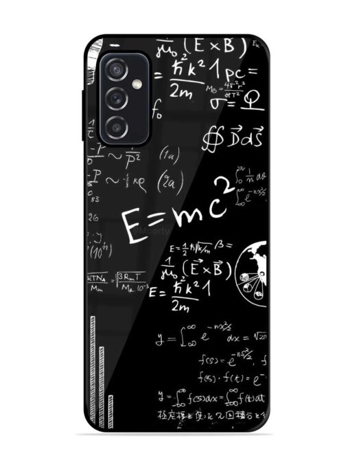 E=Mc2 Mass?Energy Equivalence Glossy Metal Phone Cover for Samsung Galaxy F23 (5G)