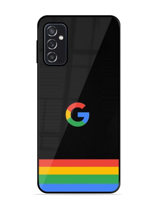 Google Logo Art Glossy Metal Phone Cover for Samsung Galaxy F23 (5G)