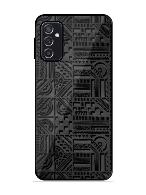 Seamless Pattern Glossy Metal Phone Cover for Samsung Galaxy F23 (5G)