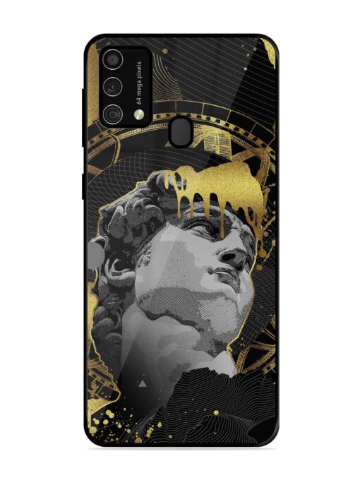 Roman Face Glossy Metal Phone Cover for Samsung Galaxy F41 Zapvi