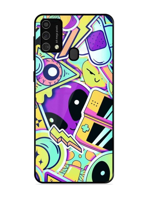 Scratch Art Glossy Metal Phone Cover for Samsung Galaxy F41 Zapvi