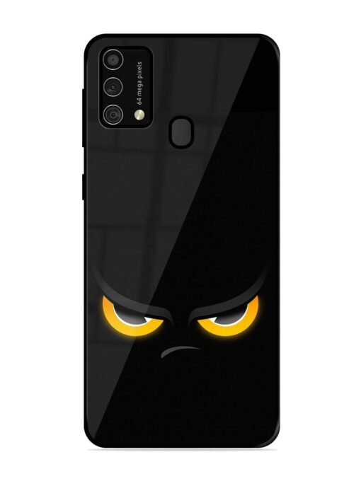 Scary Yellow Eye Glossy Metal TPU Phone Cover for Samsung Galaxy F41