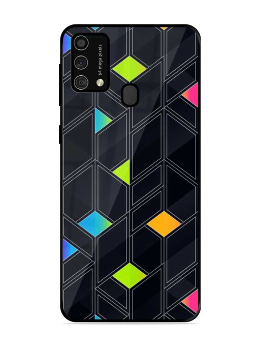 Abstract Mosaic Seamless Glossy Metal Phone Cover for Samsung Galaxy F41