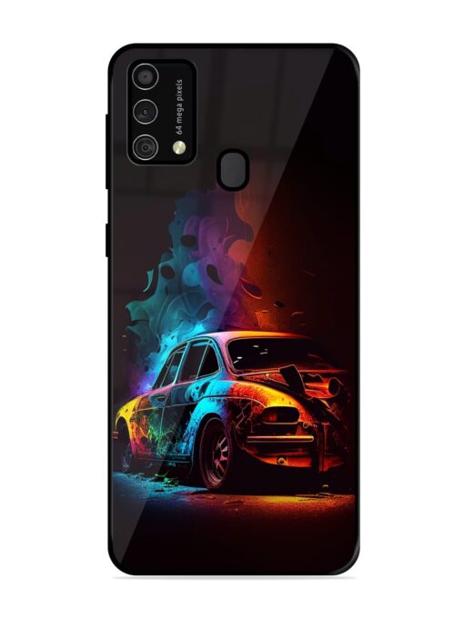 High Classic Car Art Glossy Metal Phone Cover for Samsung Galaxy F41