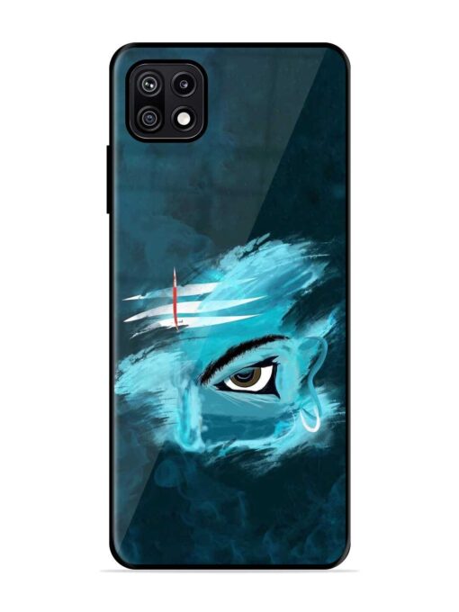 Lord Shiva Glossy Metal Phone Cover for Samsung Galaxy F42 (5G)