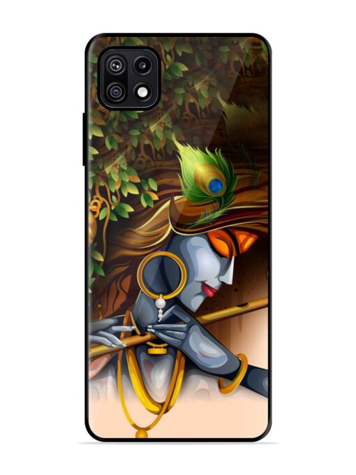 Krishna Glossy Metal Phone Cover for Samsung Galaxy F42 (5G) Zapvi