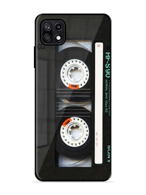 Sony Hf-S90 Cassette Glossy Metal Phone Cover for Samsung Galaxy F42 (5G) Zapvi