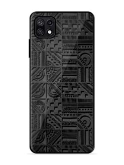 Seamless Pattern Glossy Metal Phone Cover for Samsung Galaxy F42 (5G)