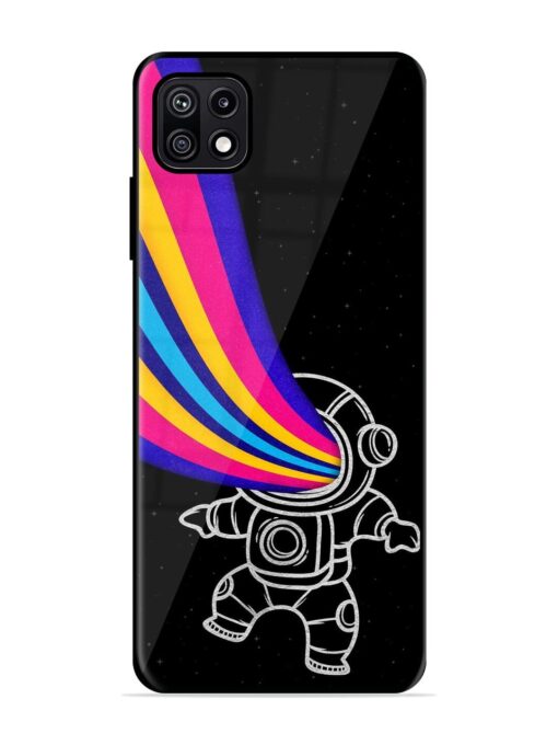 Astronaut Glossy Metal TPU Phone Cover for Samsung Galaxy F42 (5G) Zapvi