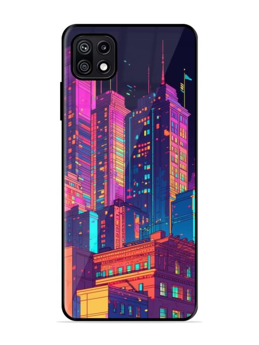 City View Glossy Metal Phone Cover for Samsung Galaxy F42 (5G)