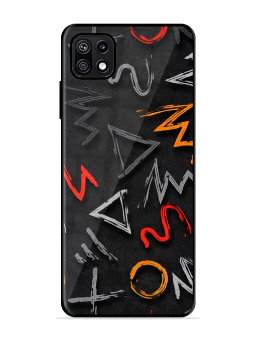 Grungy Graffiti Glossy Metal Phone Cover for Samsung Galaxy F42 (5G) Zapvi