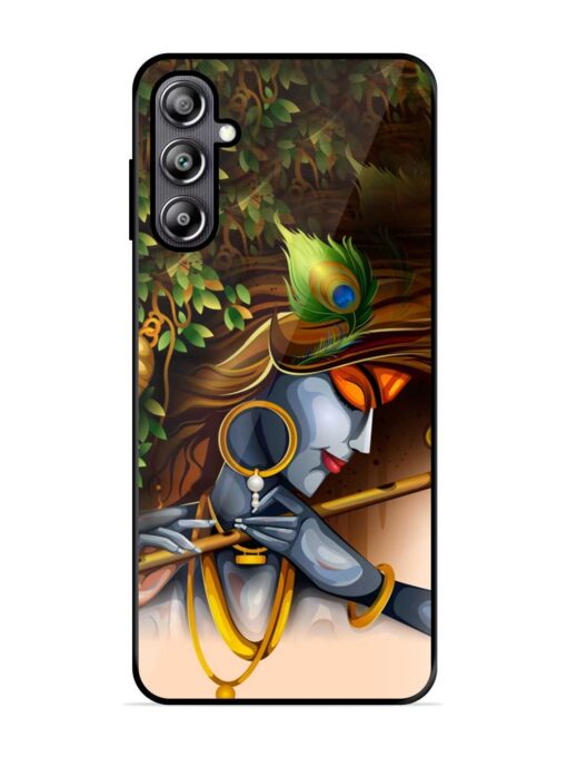 Krishna Glossy Metal Phone Cover for Samsung Galaxy F54 (5G) Zapvi