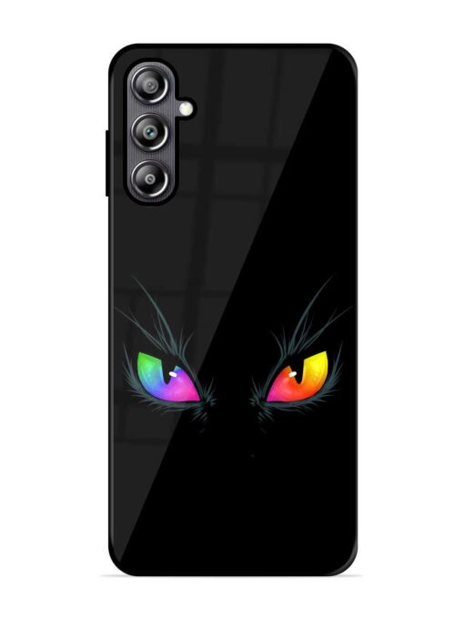 Cat Eyes Glossy Metal Phone Cover for Samsung Galaxy F54 (5G) Zapvi