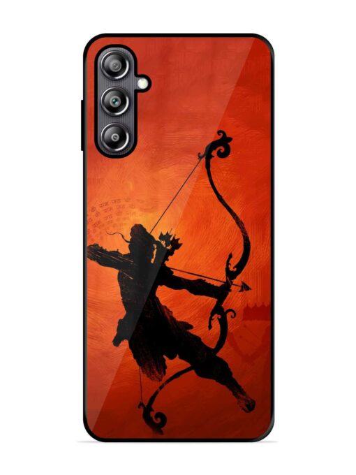 Illustration Lord Rama Glossy Metal Phone Cover for Samsung Galaxy F54 (5G) Zapvi