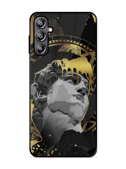 Roman Face Glossy Metal Phone Cover for Samsung Galaxy F54 (5G) Zapvi