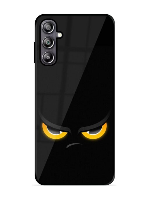 Scary Yellow Eye Glossy Metal TPU Phone Cover for Samsung Galaxy F54 (5G) Zapvi