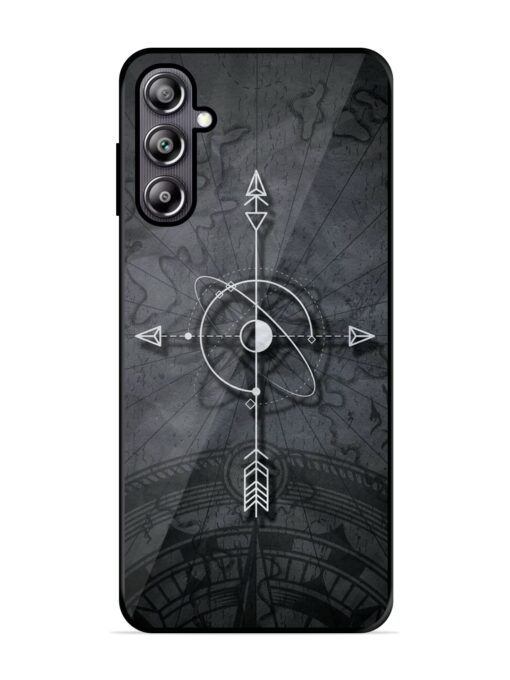 Lighting Cross Glossy Metal Phone Cover for Samsung Galaxy F54 (5G) Zapvi