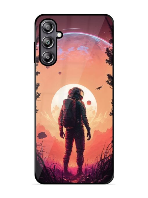 Red Sky At Morning Glossy Metal Phone Cover for Samsung Galaxy F54 (5G)