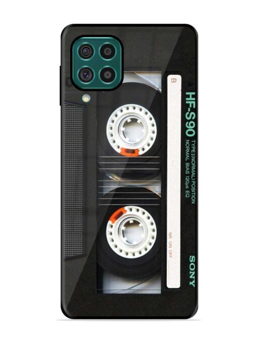 Sony Hf-S90 Cassette Glossy Metal Phone Cover for Samsung Galaxy F62 Zapvi