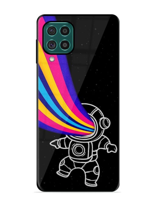 Astronaut Glossy Metal TPU Phone Cover for Samsung Galaxy F62