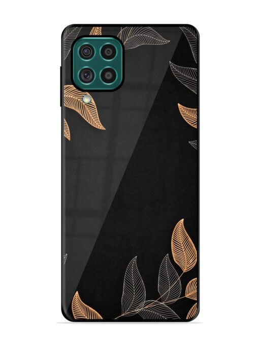 Foliage Art Glossy Metal Phone Cover for Samsung Galaxy F62 Zapvi