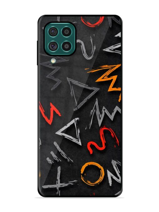 Grungy Graffiti Glossy Metal Phone Cover for Samsung Galaxy F62 Zapvi