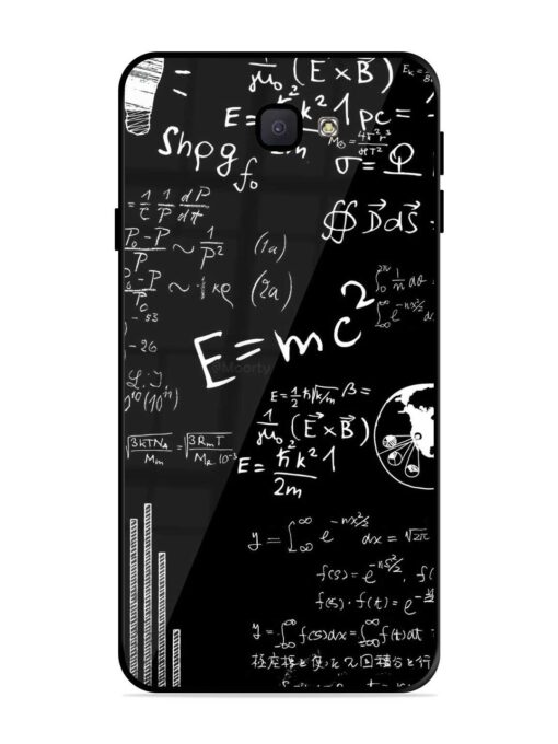 E=Mc2 Mass?Energy Equivalence Glossy Metal Phone Cover for Samsung Galaxy J7 Prime