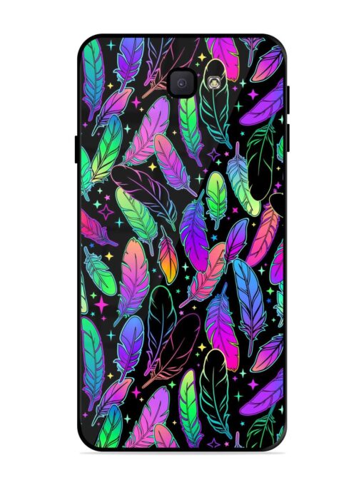 Bright Multi Colored Seamless Glossy Metal Phone Cover for Samsung Galaxy J7 Prime