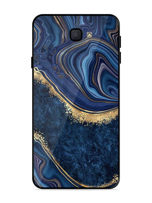 Abstract Background Blue Glossy Metal TPU Phone Cover for Samsung Galaxy J7 Prime Zapvi