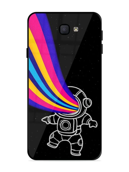 Astronaut Glossy Metal TPU Phone Cover for Samsung Galaxy J7 Prime Zapvi