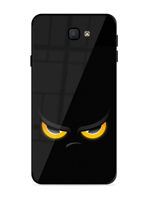 Scary Yellow Eye Glossy Metal TPU Phone Cover for Samsung Galaxy J7 Prime