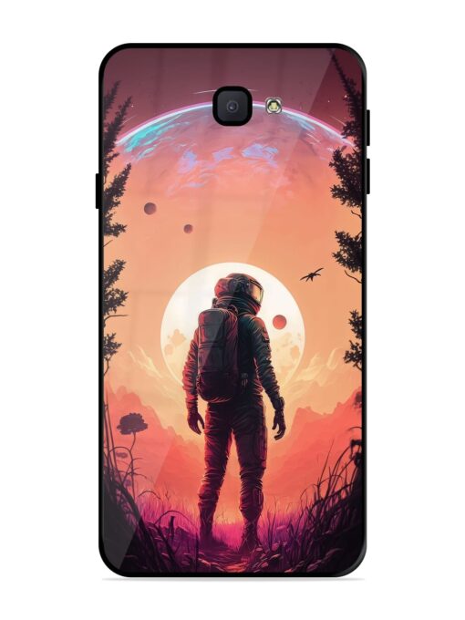 Red Sky At Morning Glossy Metal Phone Cover for Samsung Galaxy J7 Prime