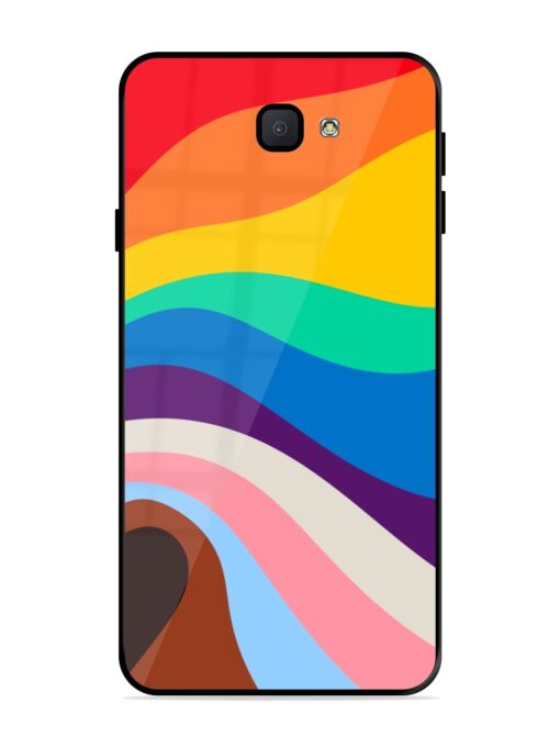 Minimal Pride Art Glossy Metal Phone Cover for Samsung Galaxy J7 Prime