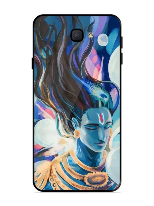 Bhagwan Sri Krishna Glossy Metal Phone Cover for Samsung Galaxy J7 Prime