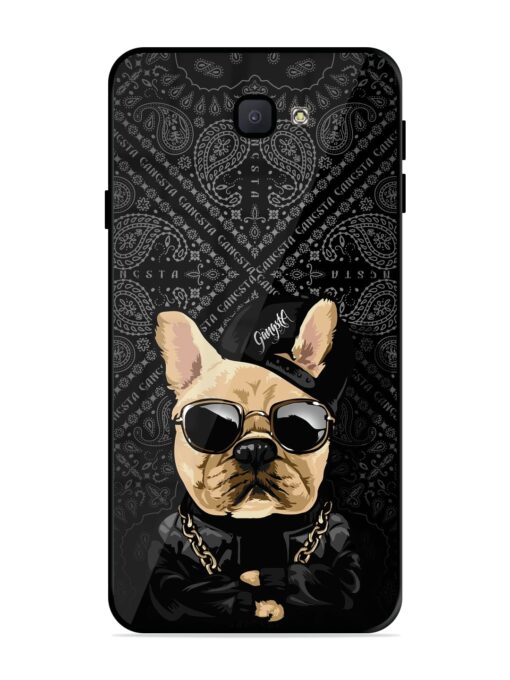 Gangsta Cool Sunmetales Dog Glossy Metal Phone Cover for Samsung Galaxy J7 Prime