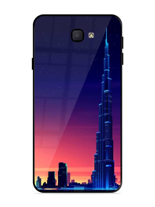 Burj Khalifa Abstract Glossy Metal Phone Cover for Samsung Galaxy J7 Prime 2 Zapvi