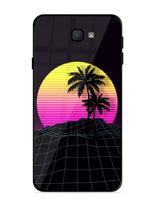 Coconut Vector Glossy Metal Phone Cover for Samsung Galaxy J7 Prime 2