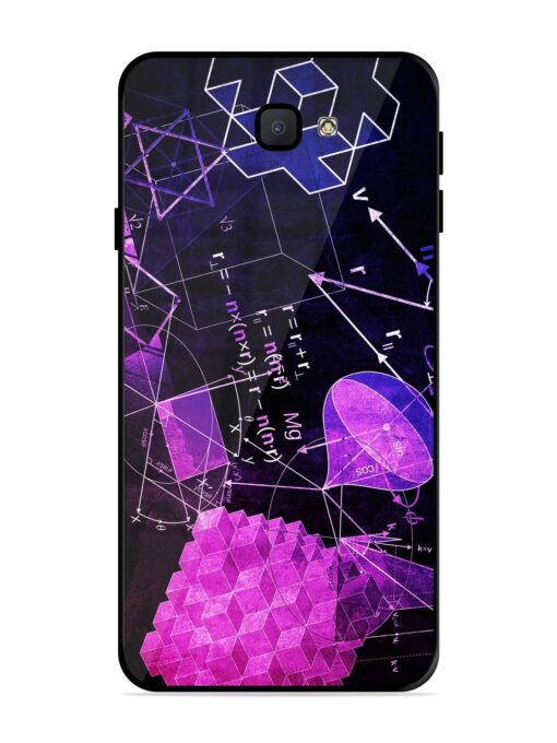 Math Physics Formula Art Glossy Metal Phone Cover for Samsung Galaxy J7 Prime 2 Zapvi