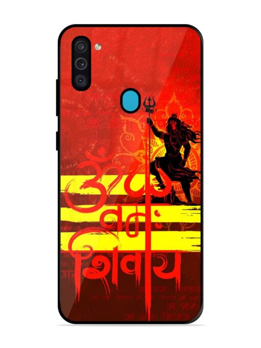 Illustration Lord Shiva Glossy Metal TPU Phone Cover for Samsung Galaxy M11 Zapvi