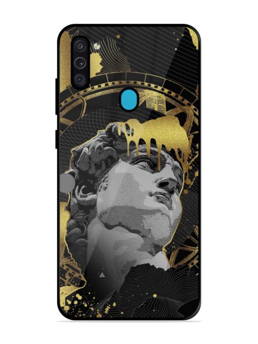 Roman Face Glossy Metal Phone Cover for Samsung Galaxy M11