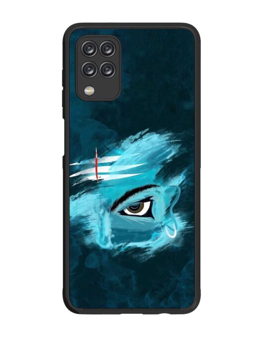 Lord Shiva Glossy Metal Phone Cover for Samsung Galaxy M12