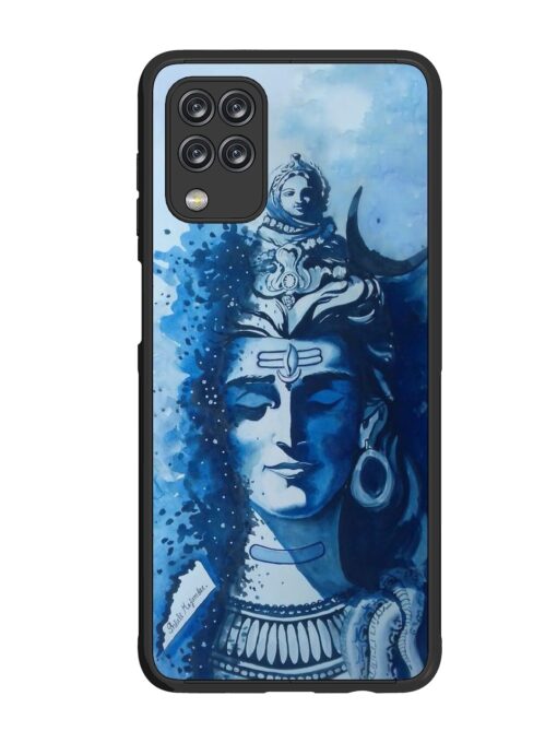 Shiv Art Glossy Metal Phone Cover for Samsung Galaxy M12