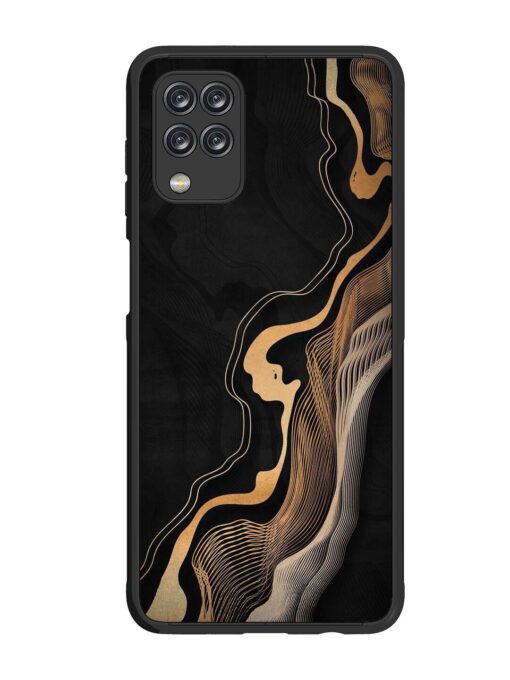 Abstract Art Glossy Metal TPU Phone Cover for Samsung Galaxy M12 Zapvi