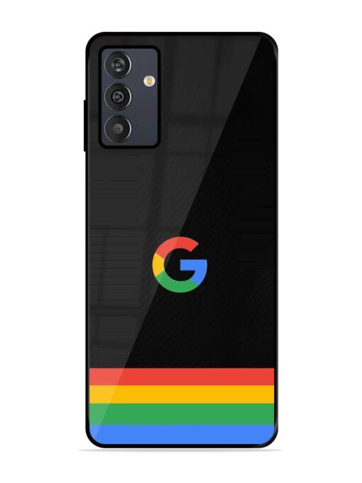 Google Logo Art Glossy Metal Phone Cover for Samsung Galaxy M13 (4G)