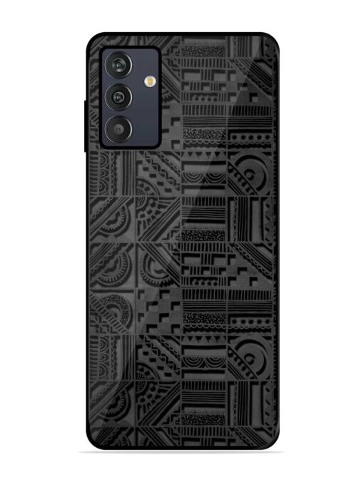 Seamless Pattern Glossy Metal Phone Cover for Samsung Galaxy M13 (4G) Zapvi