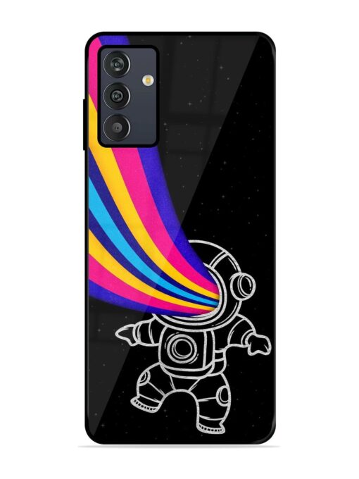 Astronaut Glossy Metal TPU Phone Cover for Samsung Galaxy M13 (4G) Zapvi