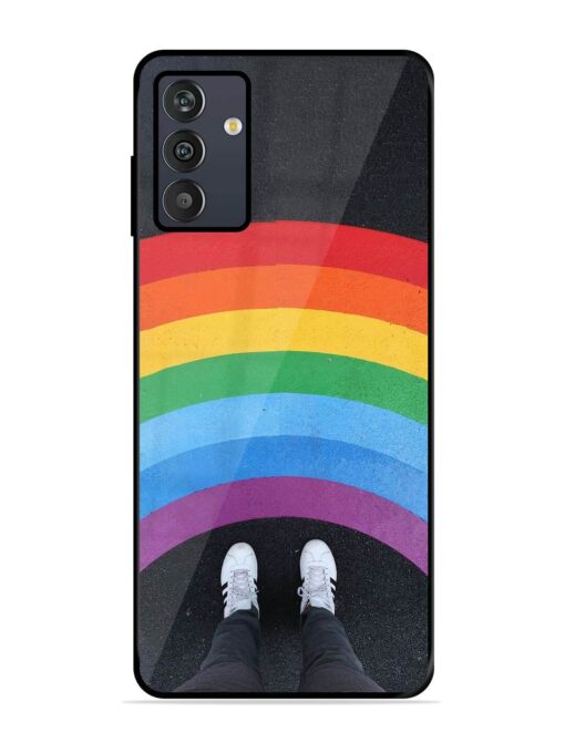 Legs Rainbow Glossy Metal TPU Phone Cover for Samsung Galaxy M13 (4G) Zapvi