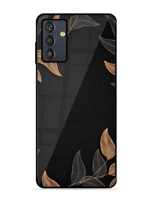 Foliage Art Glossy Metal Phone Cover for Samsung Galaxy M13 (4G) Zapvi