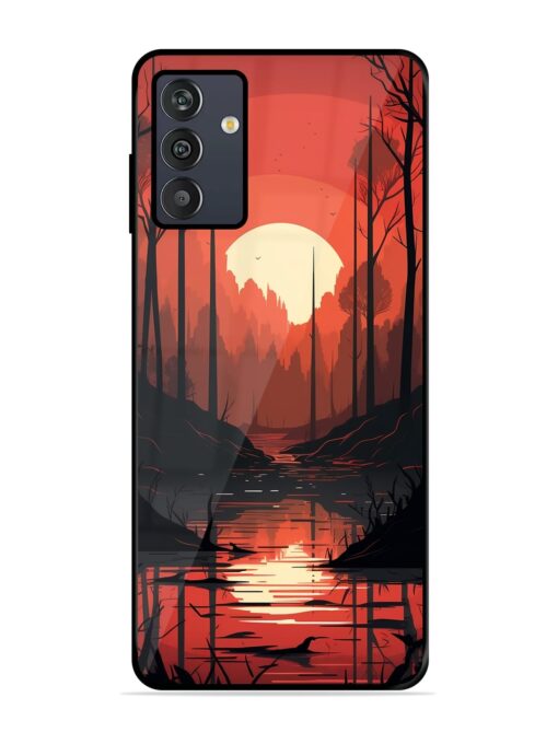 Natural Landscape Glossy Metal Phone Cover for Samsung Galaxy M13 (4G) Zapvi